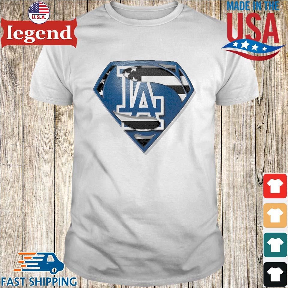 Los Angeles Dodgers Superman American Flag The 4th Of July Shirt