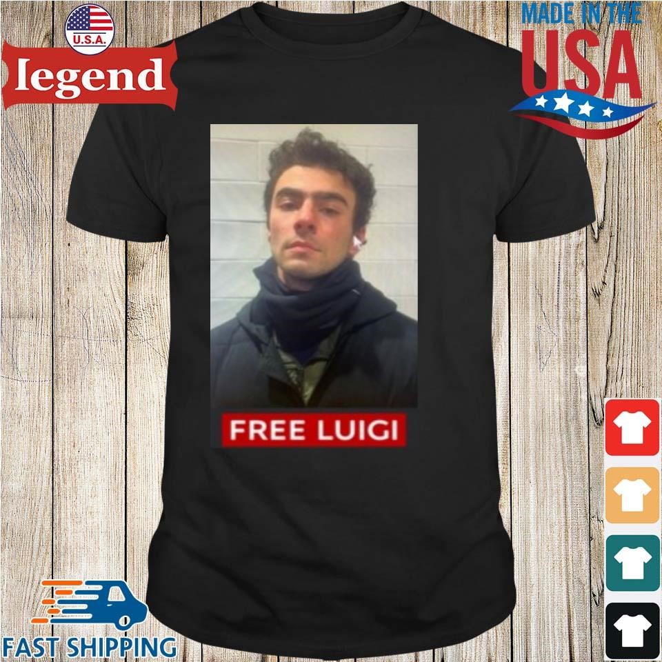 Luigi Mangione Etsy Free Luigi 2024 T-shirt