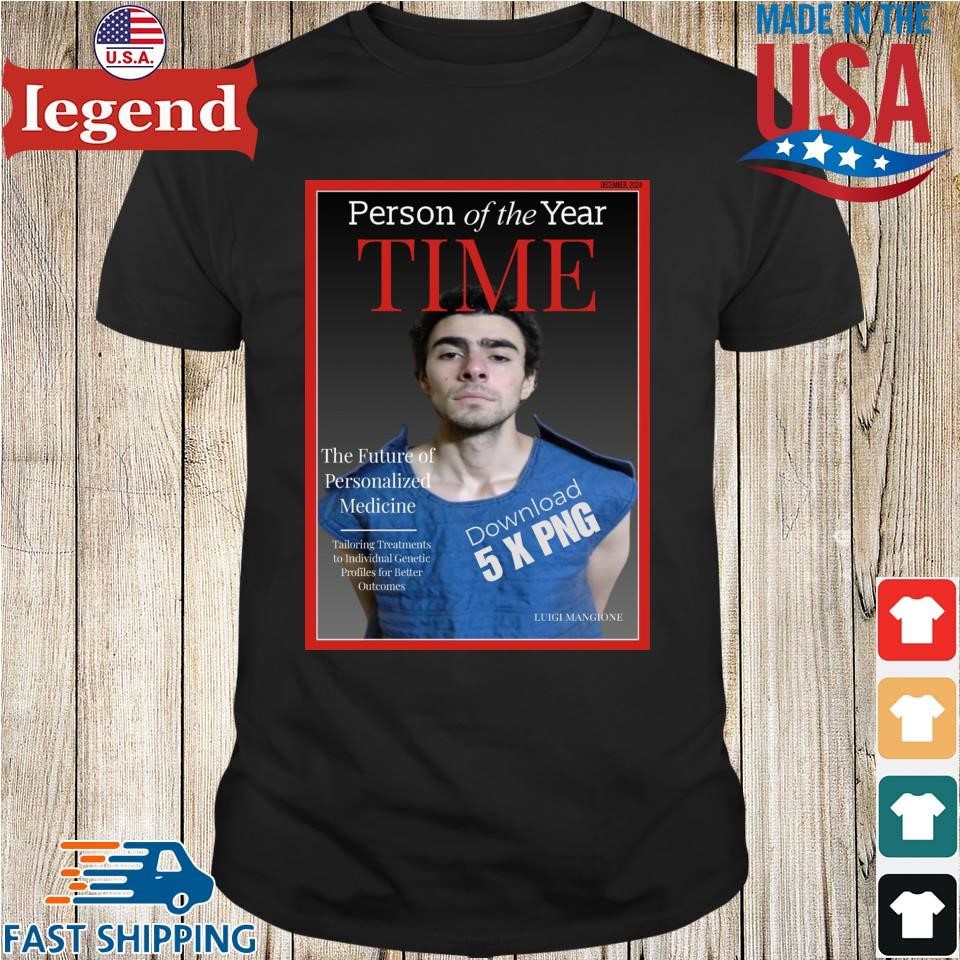 Luigi Mangione Person Of The Year Time T-shirt