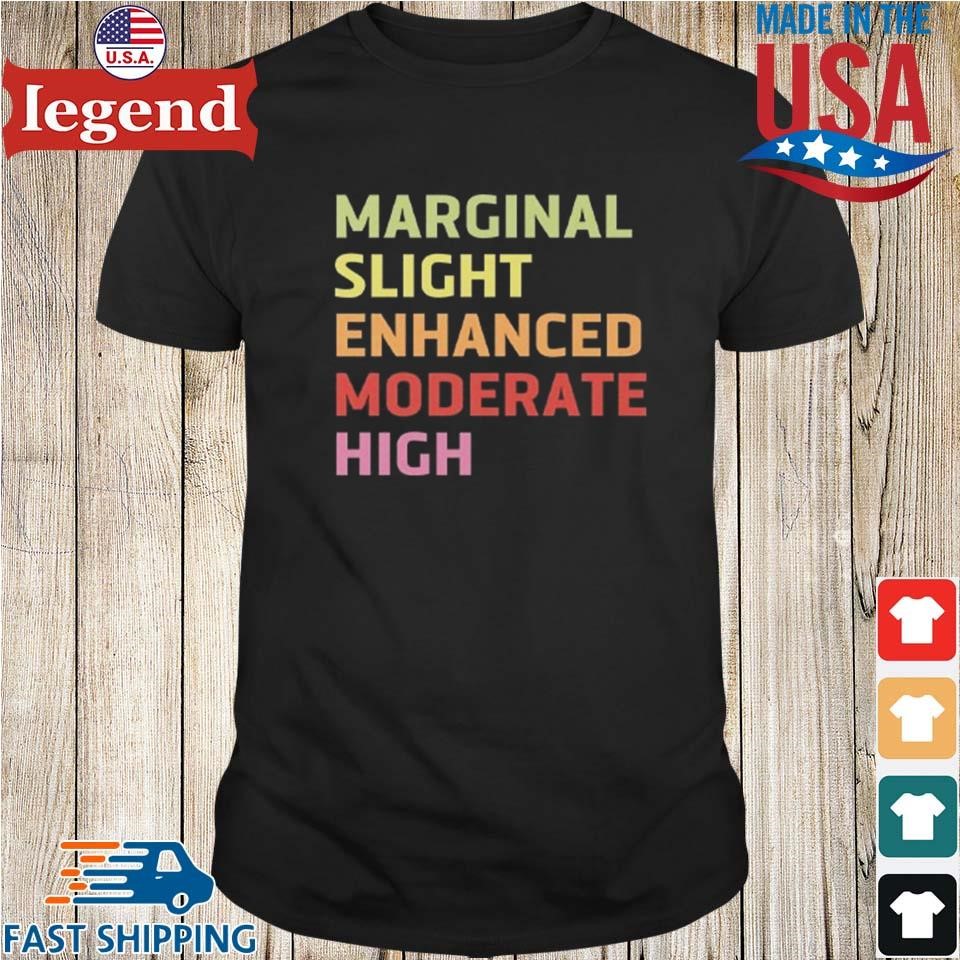 Marginal Slight Enhanced Moderate High Weather Forecast Shirt