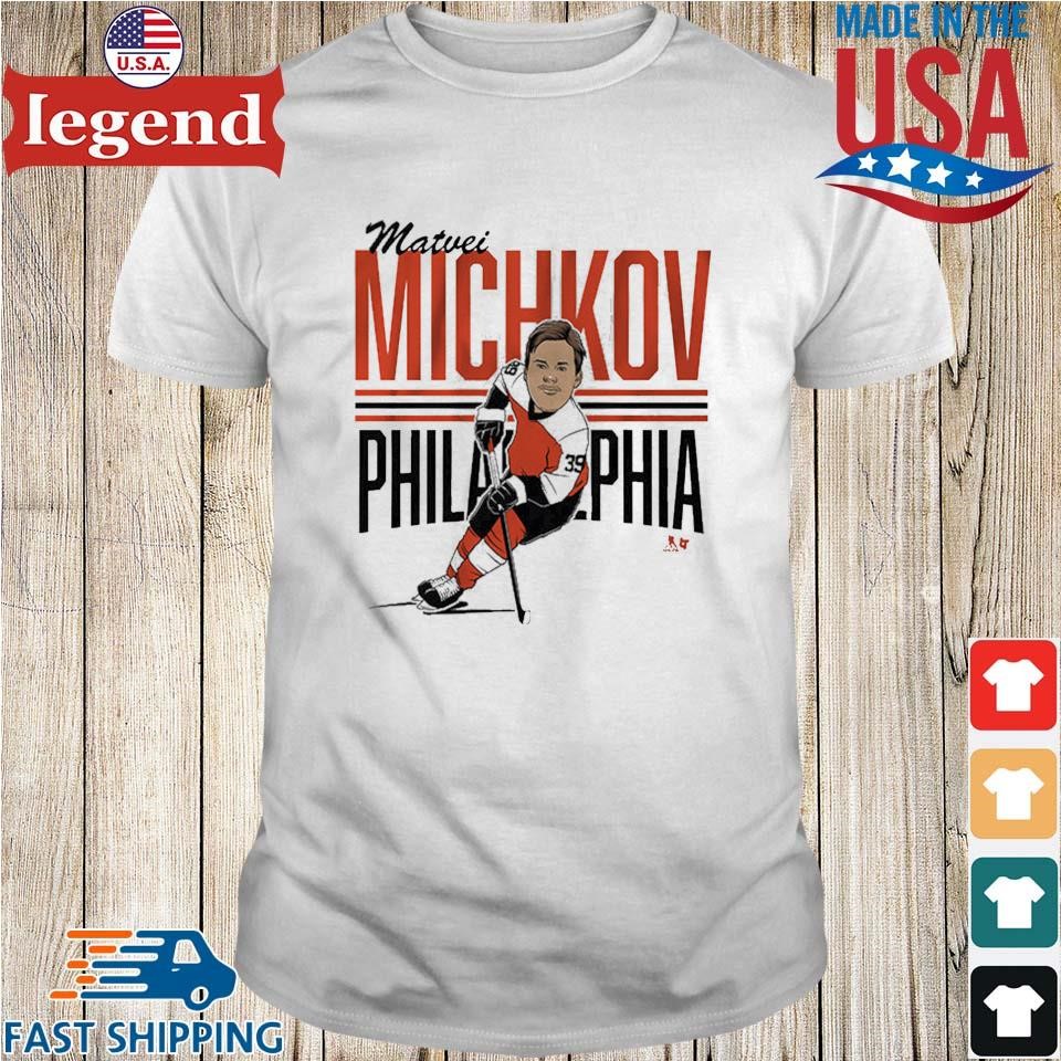 Matvei Michkov Center Ice Caricature Shirt