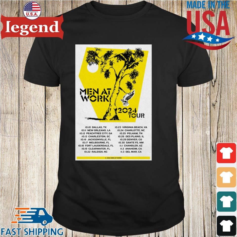 Men At Work 2024 U.S. Tour Shirt