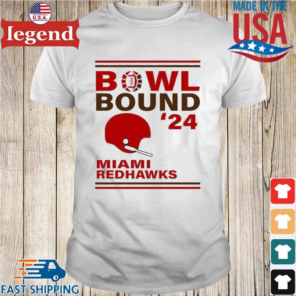 Miami Redhawks Football 2024 Bowl Bound Helmet Shirt