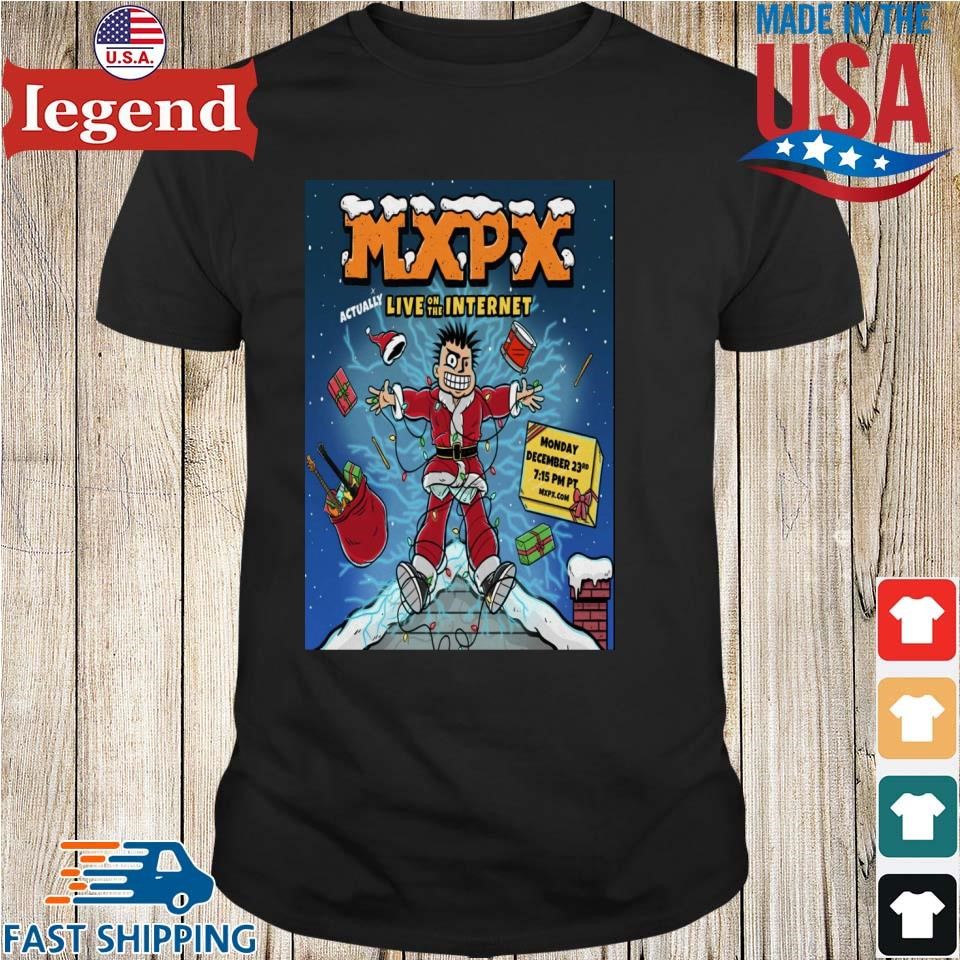 MxPx Dec 23, 2024 Live On The Internet Christmas Event Shirt