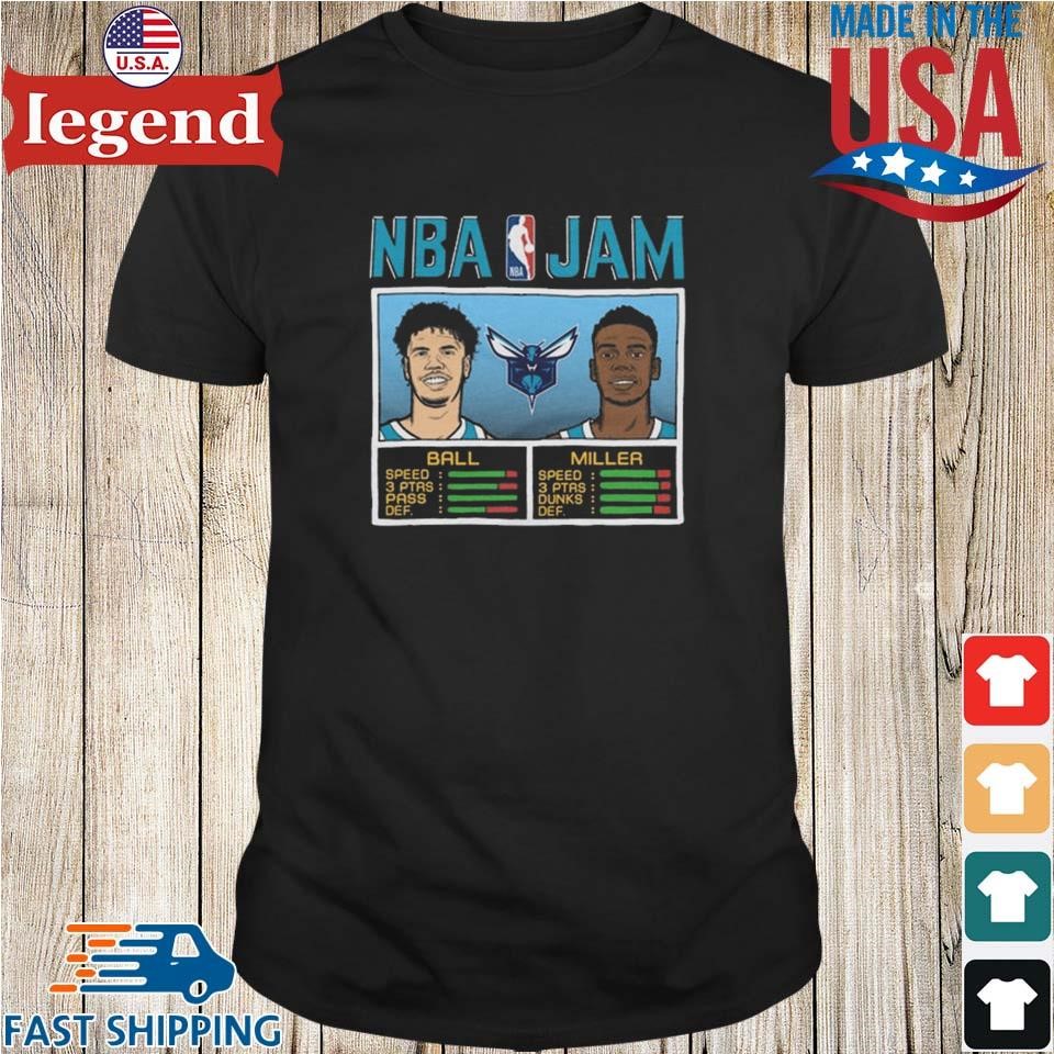 NBA Jam Hornets Ball And Miller Shirt