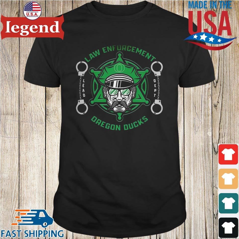 NCAA Oregon Ducks First Responders Law Enforcement Appreciation Shirt