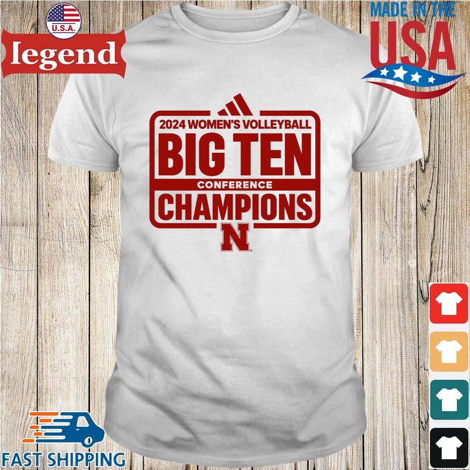 Nebraska Cornhuskers 2024 Women's Volleyball Big Ten Conference Champions Shirt