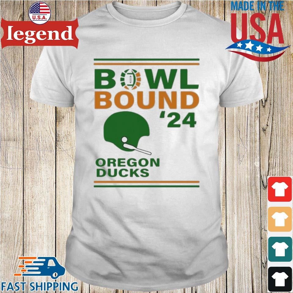 Oregon Ducks 2024 Bowl Bound Helmet Shirt