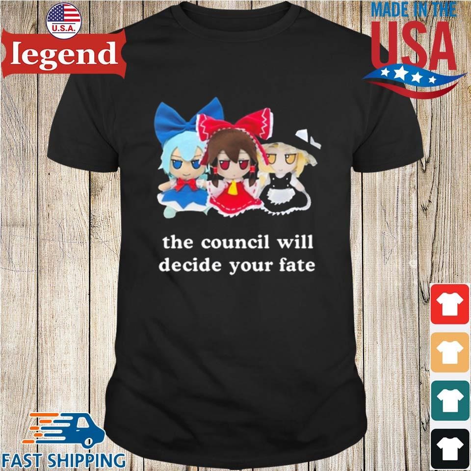 Panzer Chan The Council Will Decide Your Fate Cirno Marisa Reimu Shirt