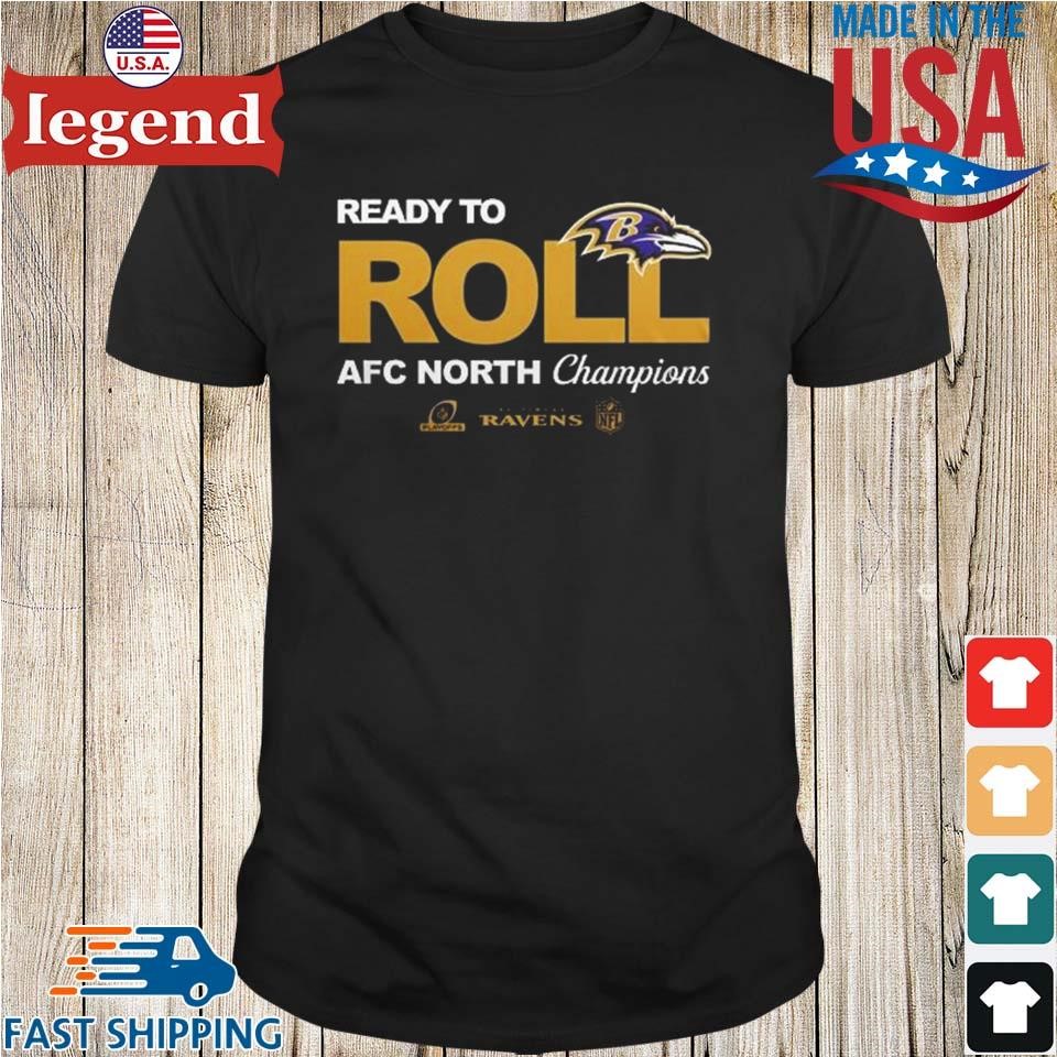 Ready To Roll AFC North Division Champions 2024 Baltimore Ravens Shirt