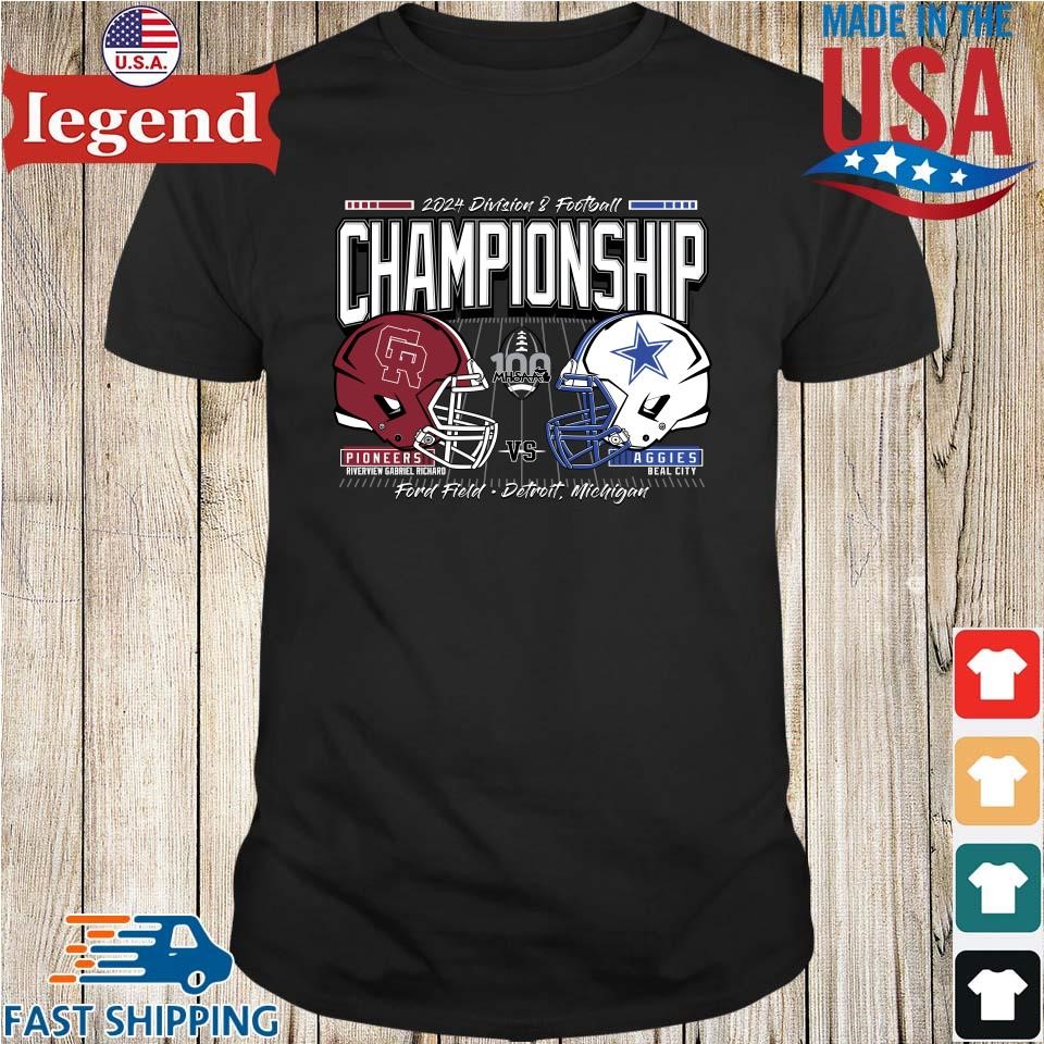 Riverview Gabriel Richard Pioneers Vs Beal City Aggies 2024 MHSAA Football Division 8 Championship Shirt