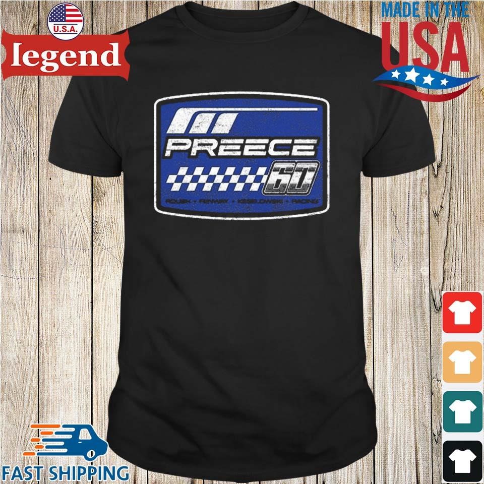 Ryan Preece Checkered Flag Sports Roush Fenway Keselowski Racing Logo Shirt