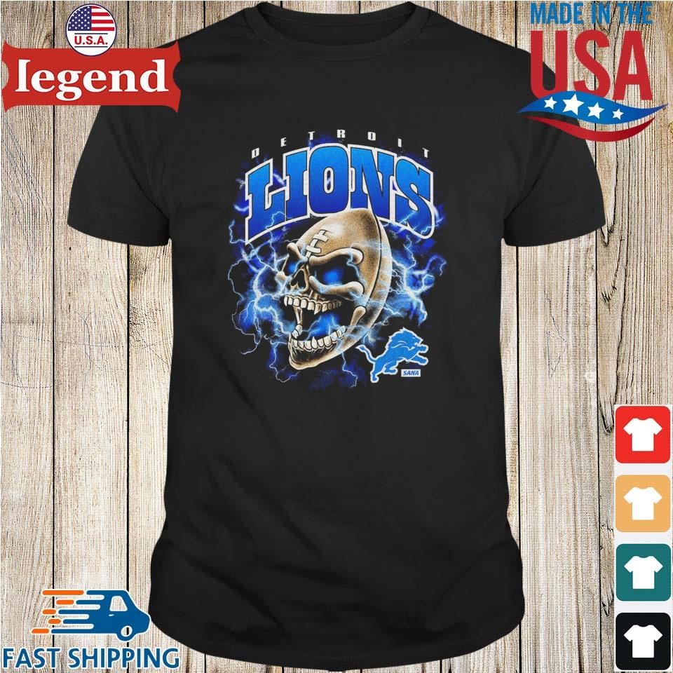 SANA x Detroit Lions Skull Football Shirt