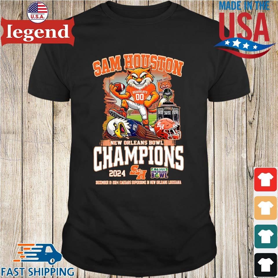 Sam Houston Bearkats New Orleans Bowl Champions 2024 Shirt