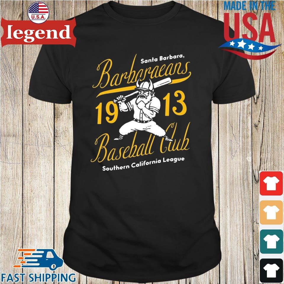 Santa Barbara Barbaraeans California Vintage Defunct Baseball Teams Shirt