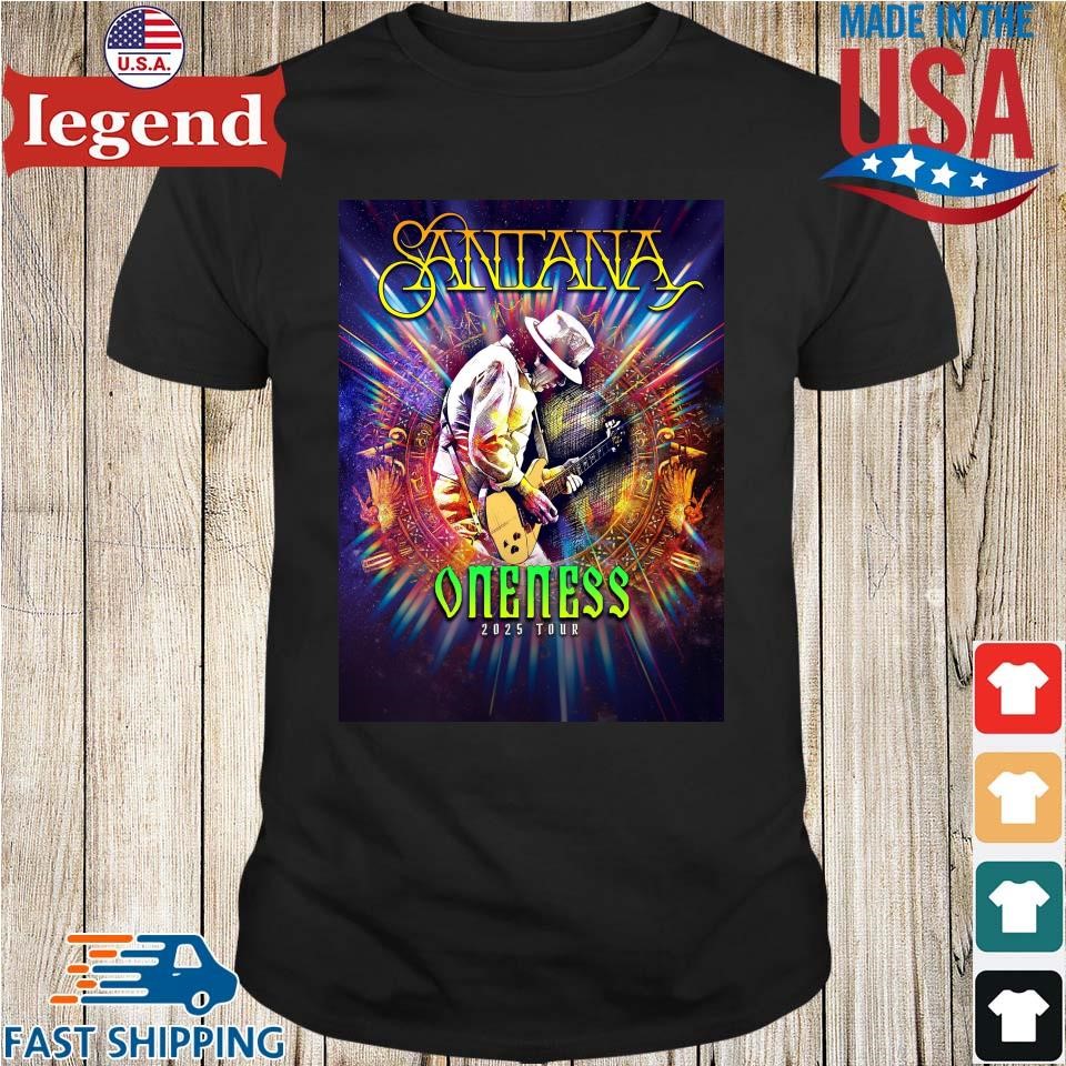 Santana Announces Oneness Tour 2025 T-shirt