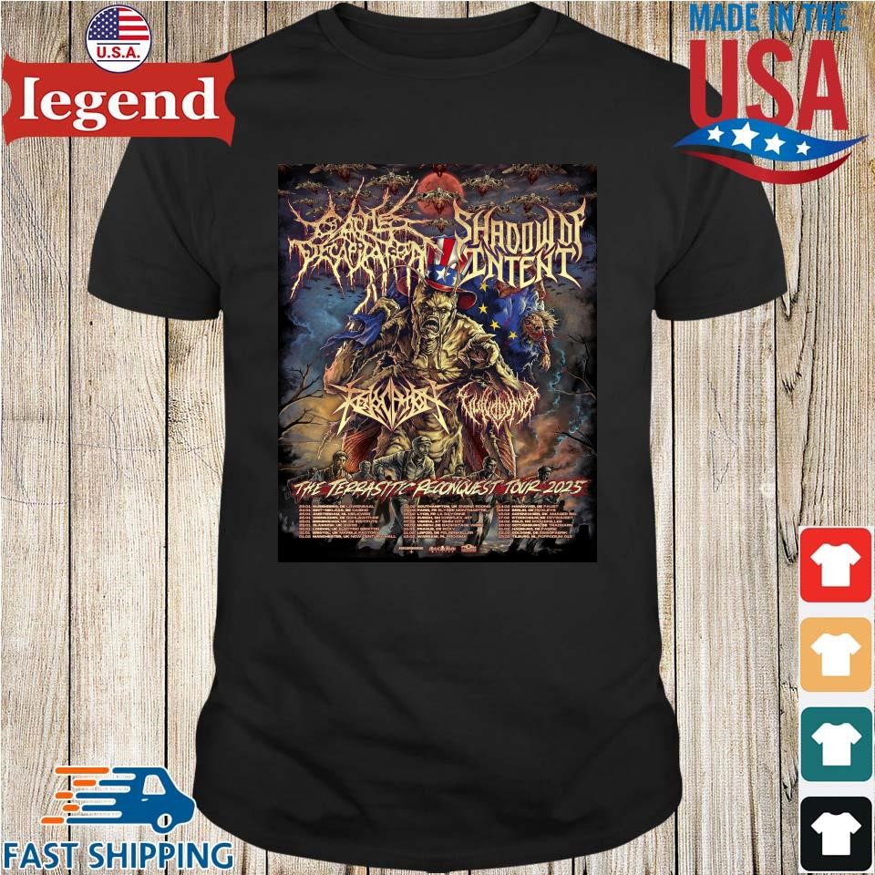 Shadow Of Intent Terrasitic Reconquest Tour 2025 Performances Scheduled On January Shirt