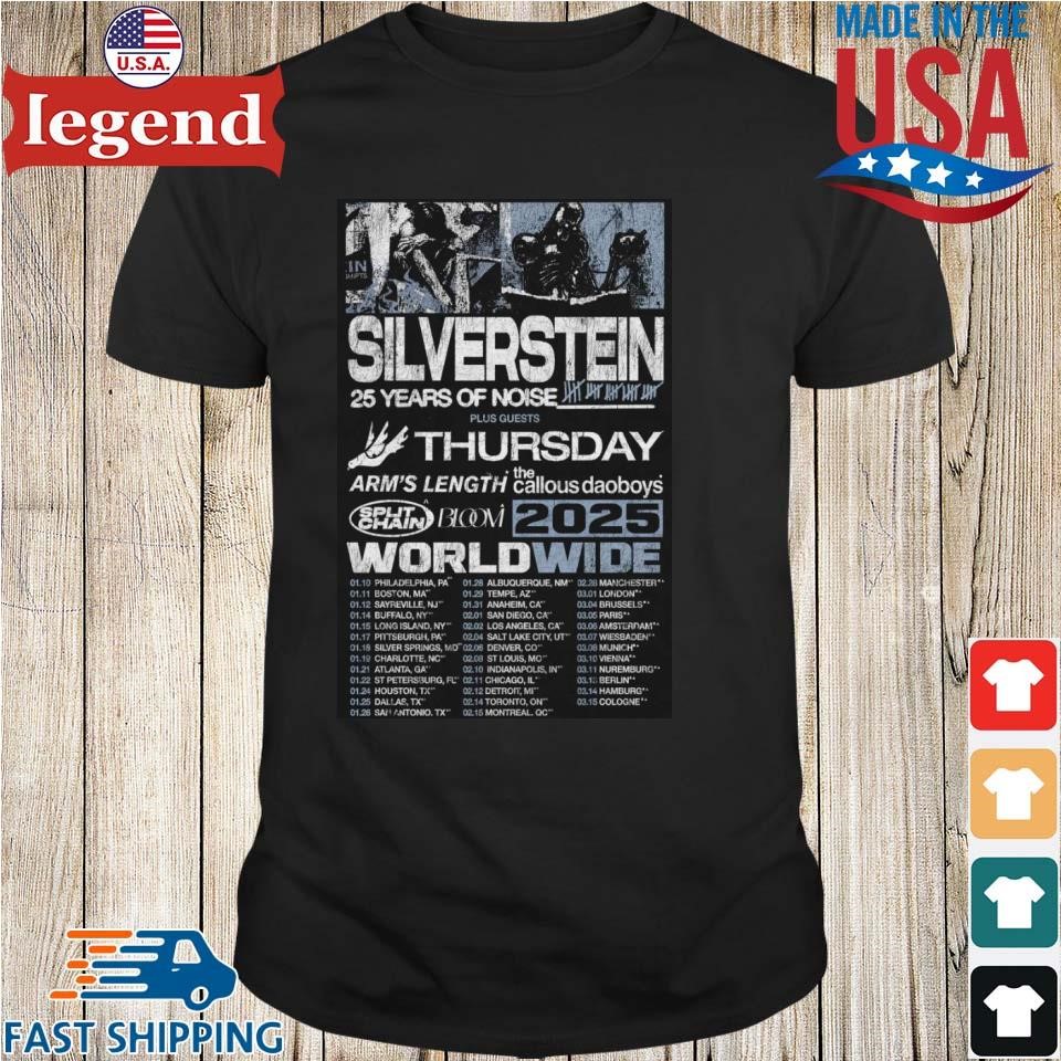 Silverstein WorldWide Tour 2025 Shirt