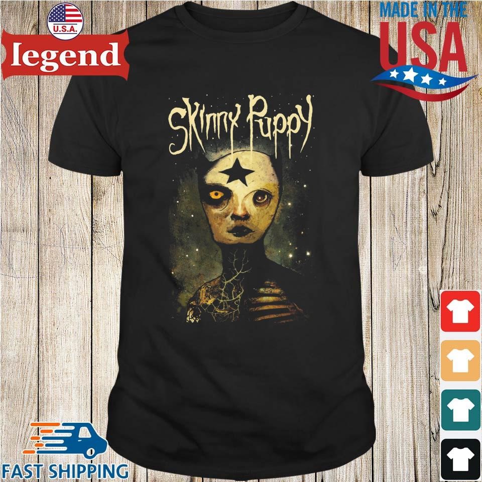 Skinny Puppy Black Star Head Tour Shirt