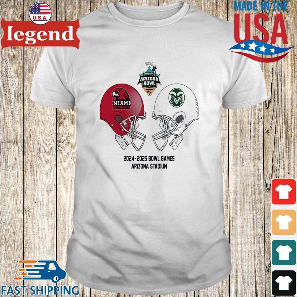 Snoop Dogg Arizona Bowl NCAA 2024-2025 Bowl Games Miami RedHawks vs Colorado State Rams At Arizona Stadium Head To Head T-shirt