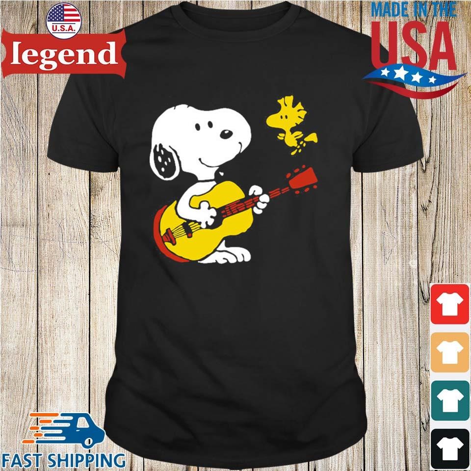 Snoopy Playing Guitar Shirt