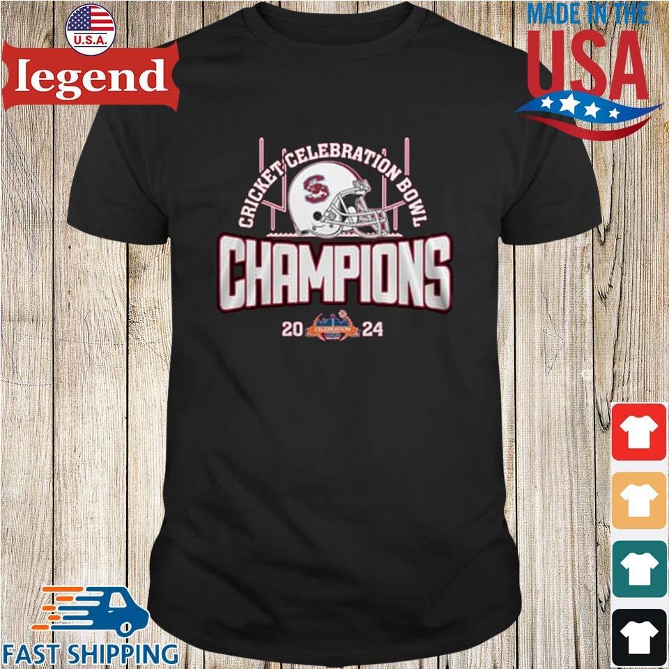 South Carolina State Bulldogs Champs Cricket Celebration Bowl 2024 Helmet Shirt