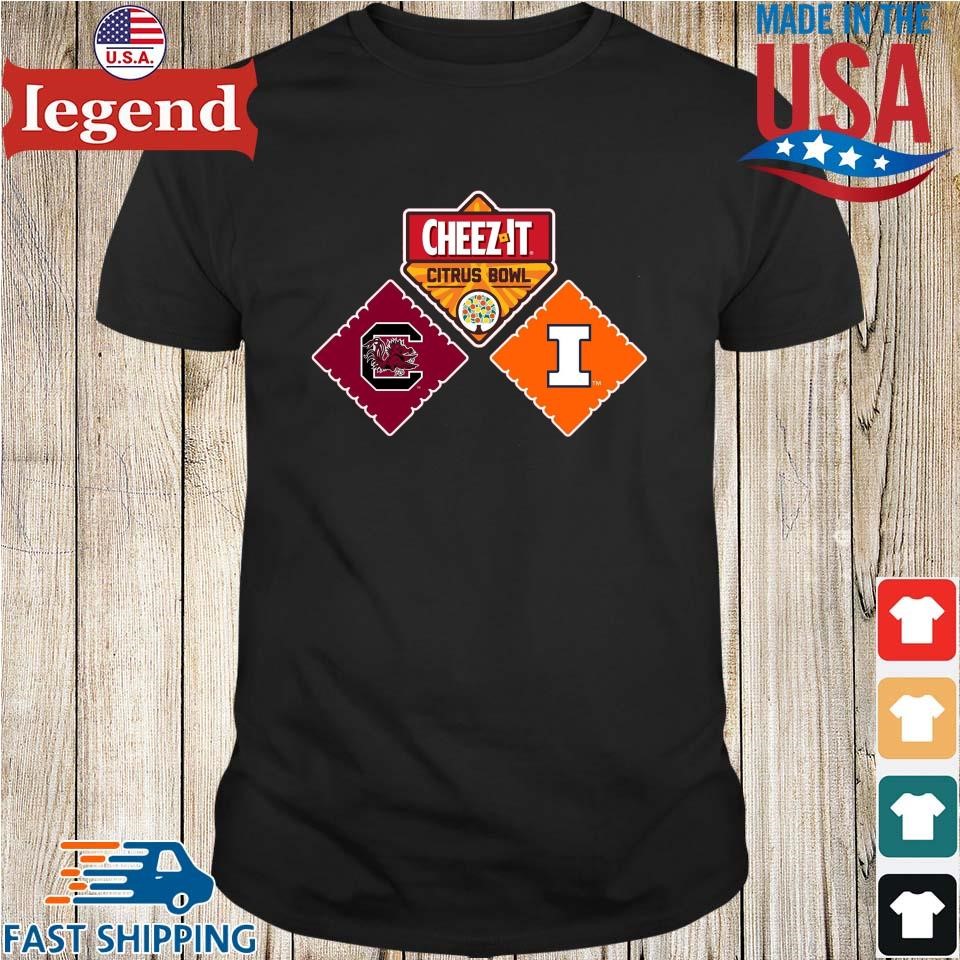 South Carolina Vs Illinois To Square Off In Cheez-it Citrus Bowl 2024 T-shirt