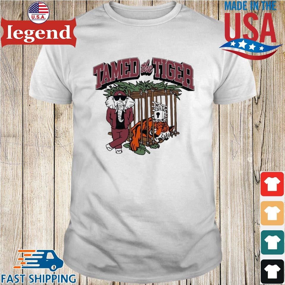 Tamed The Tiger Alabama Crimson Tide Vs Auburn Tigers Shirt