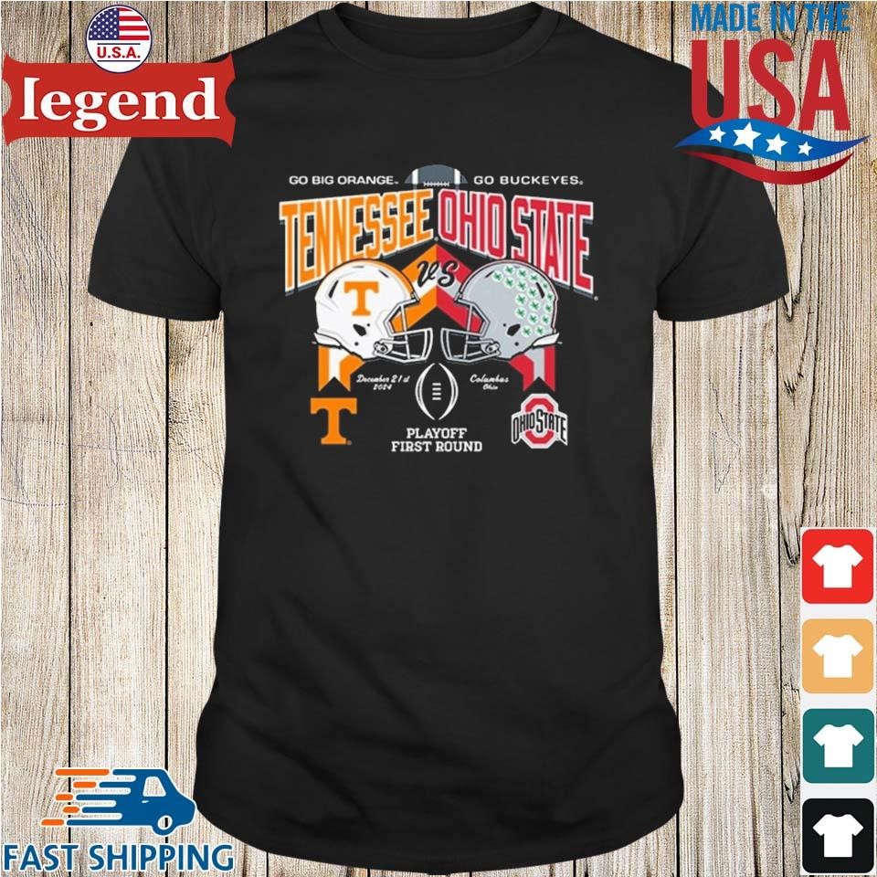 Tennessee Vs Ohio State Buckeyes Go Big Orange Go Buckeyes College Football Playoff 2024 Shirt