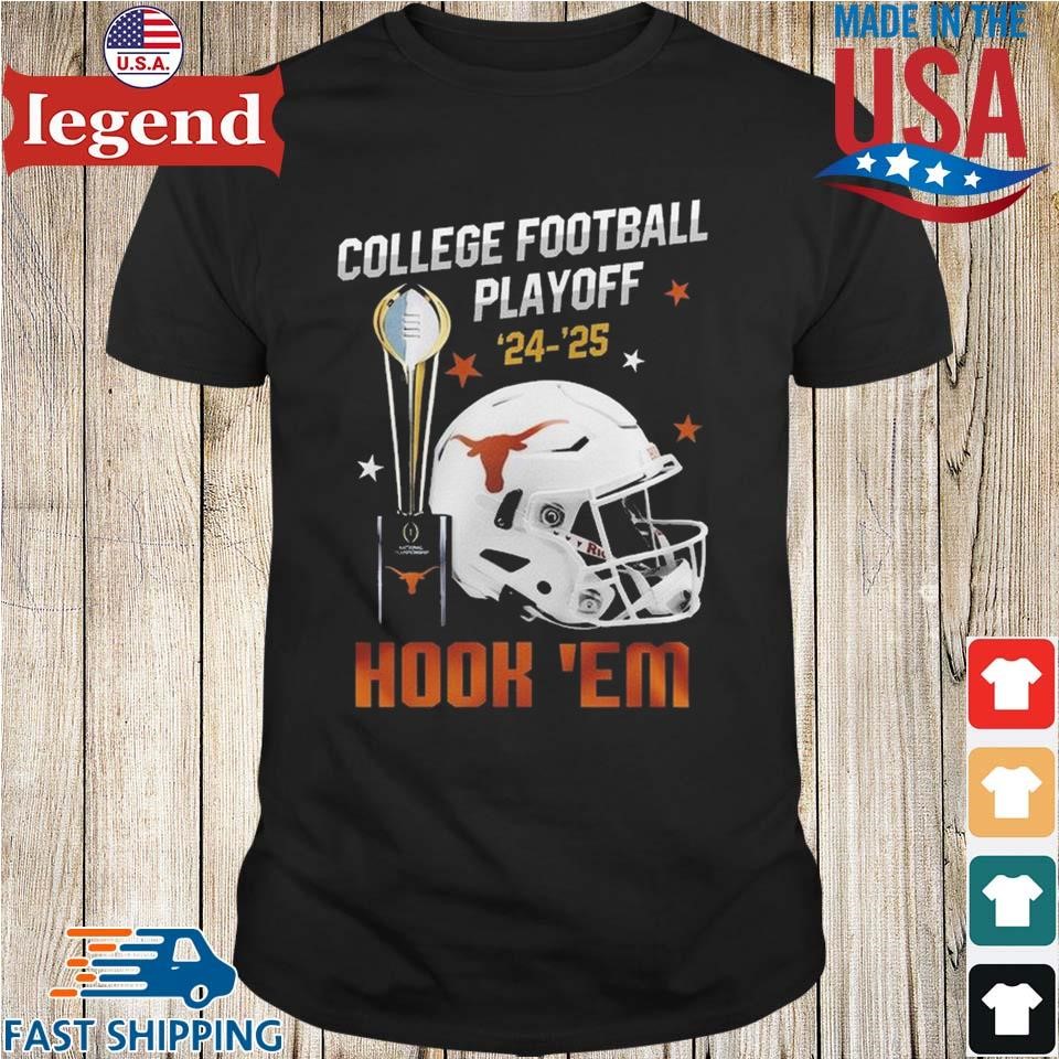 Texas Longhorns College Football Playoff 2024-2025 Hook ‘Em Shirt