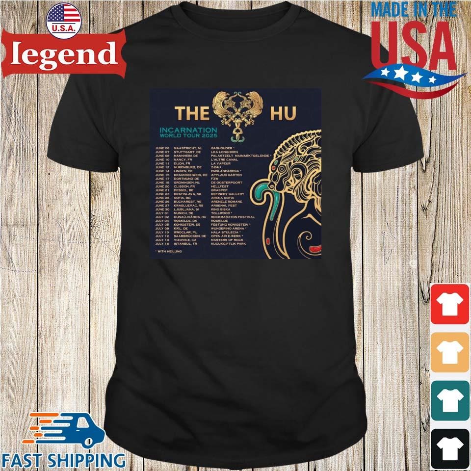 The Hu Plot European Incarnation Tour 2025 T-shirt