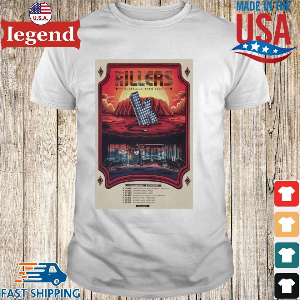 The Killers Aus Tour 2024 Shirt