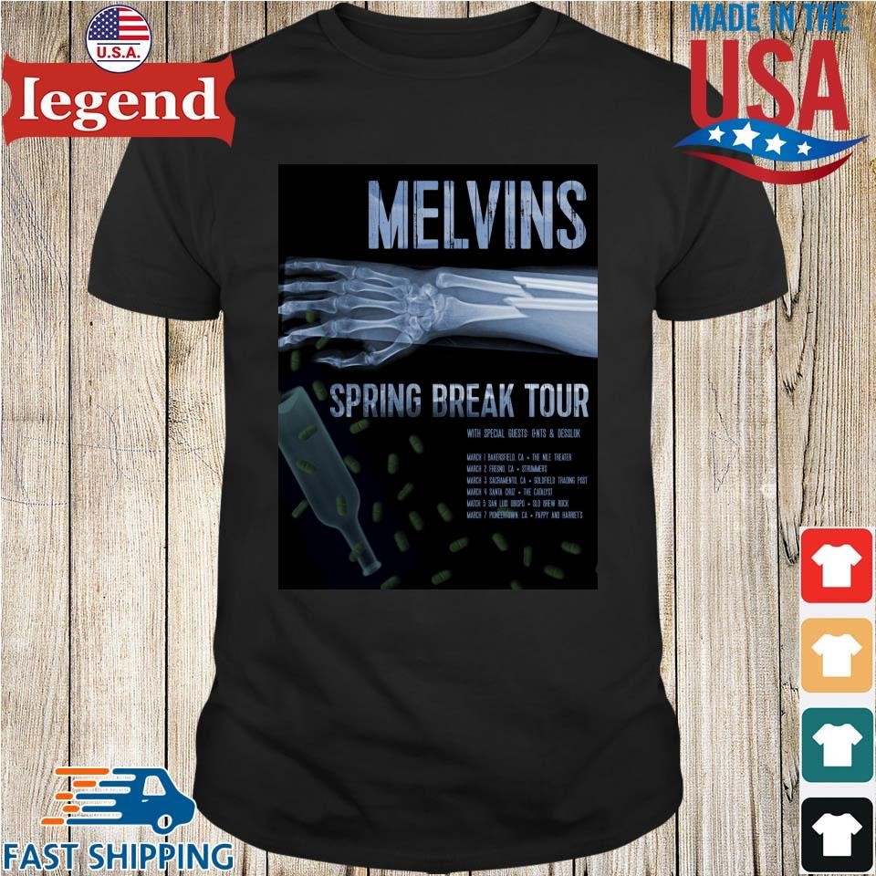 The Melvins Announce 2025 Spring Break Tour Shirt