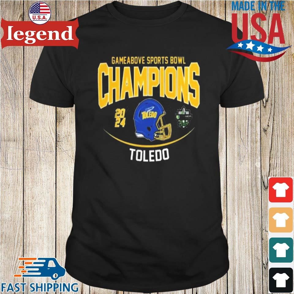 Toledo Rockets Football 2024 GameAbove Sports Bowl Bound Champions NCAAF Bowl Games 2024-2025 Shirt