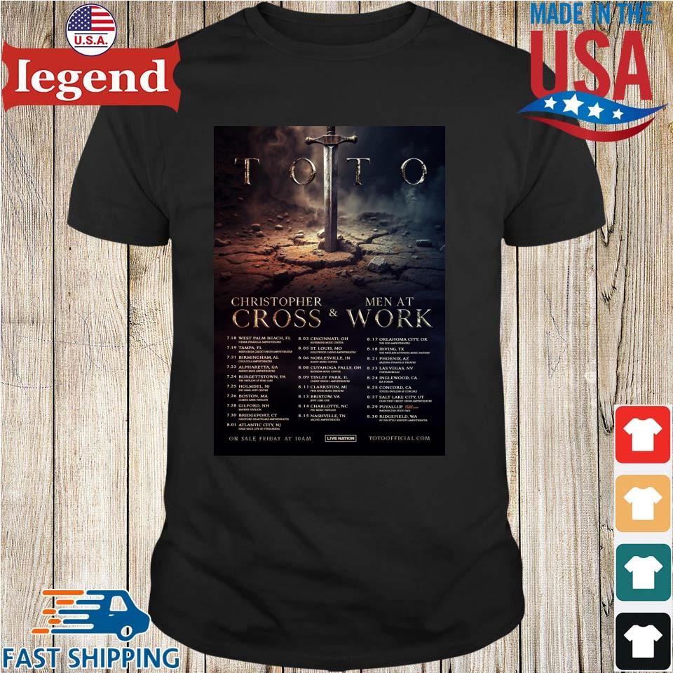 Toto, Christopher Cross And Men At Work Plot Summer Tour T-shirt