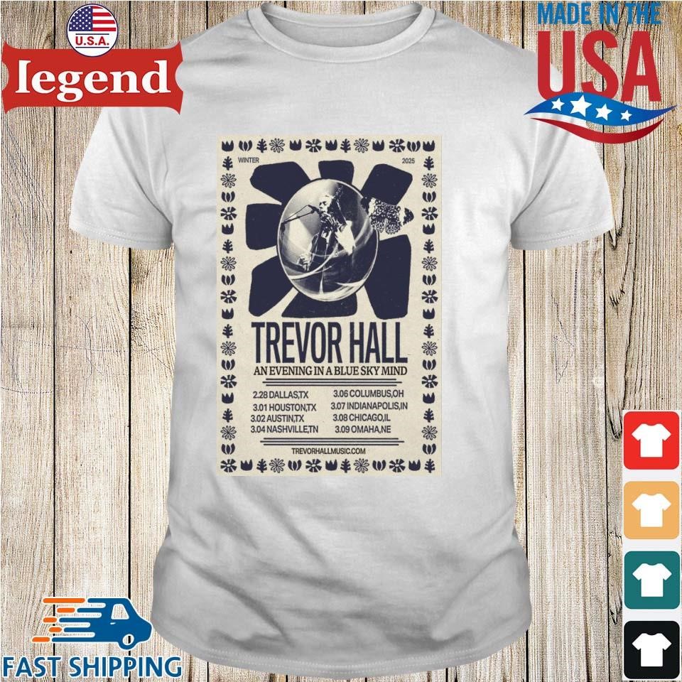 Trevor Hall An Evening In A Blue Sky Mind Winter 2025 Shirt