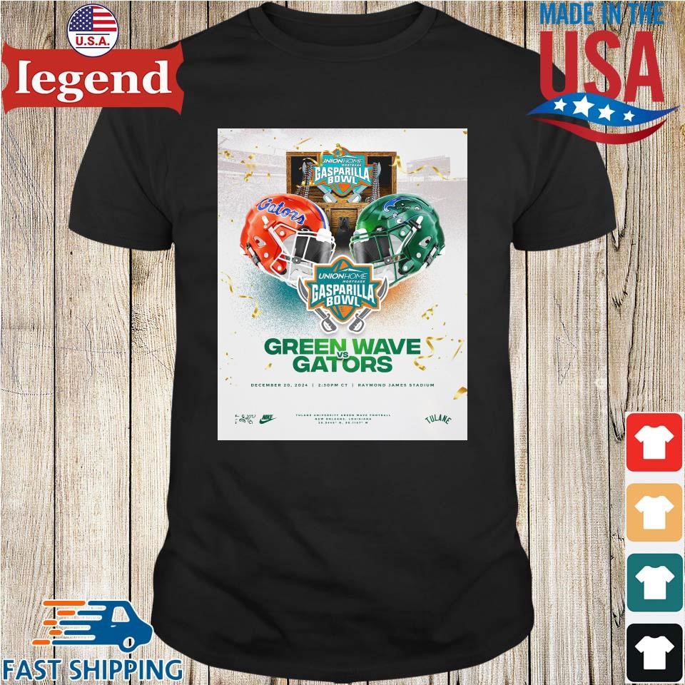 Union Home Mortgage Gasparilla Bowl Green Wave Vs Florida Gators Dec 20 2024 Shirt