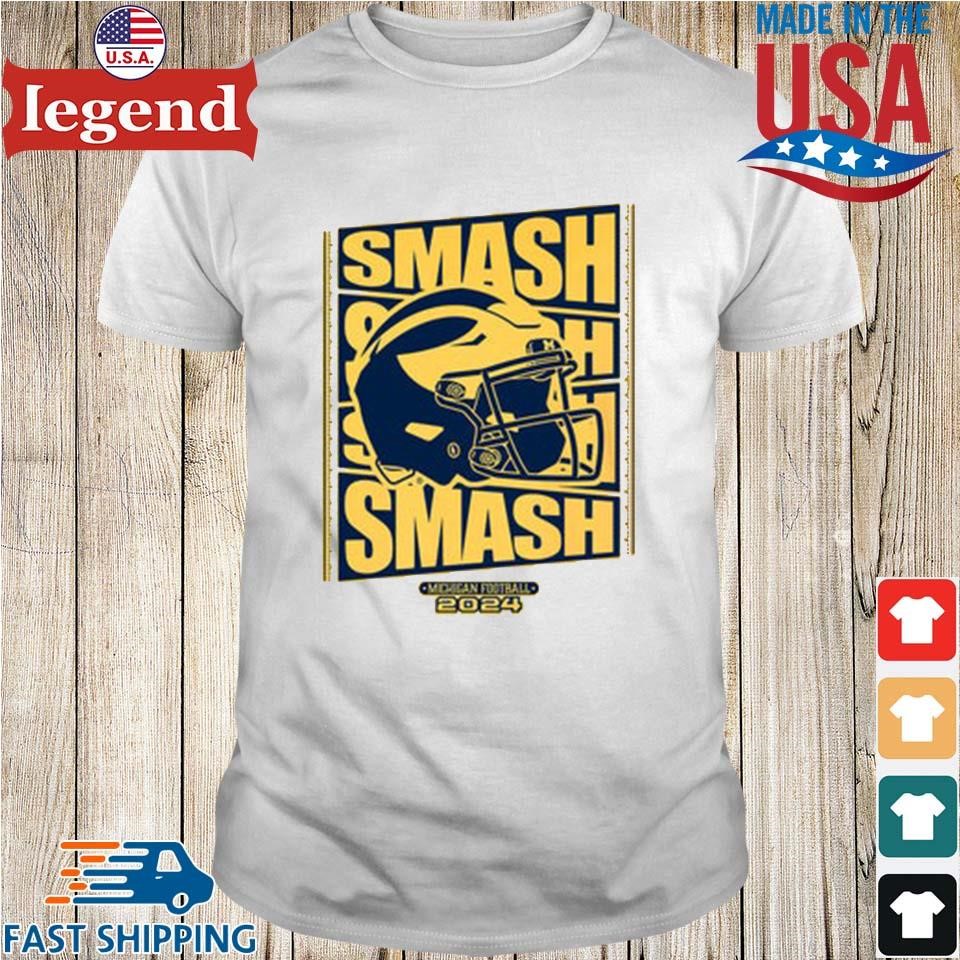 University of Michigan Smash 2024 Football Schedule Shirt