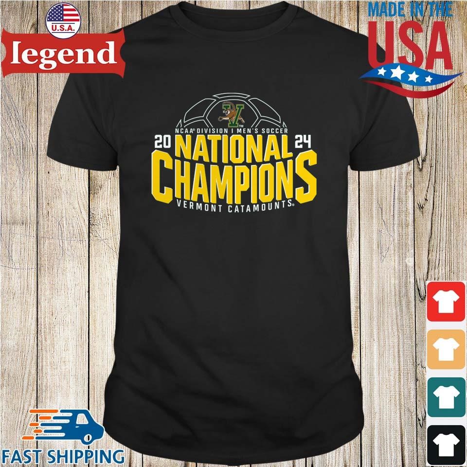 Vermont Catamounts 2024 NCAA D1 Men's Soccer National Champions Shirt