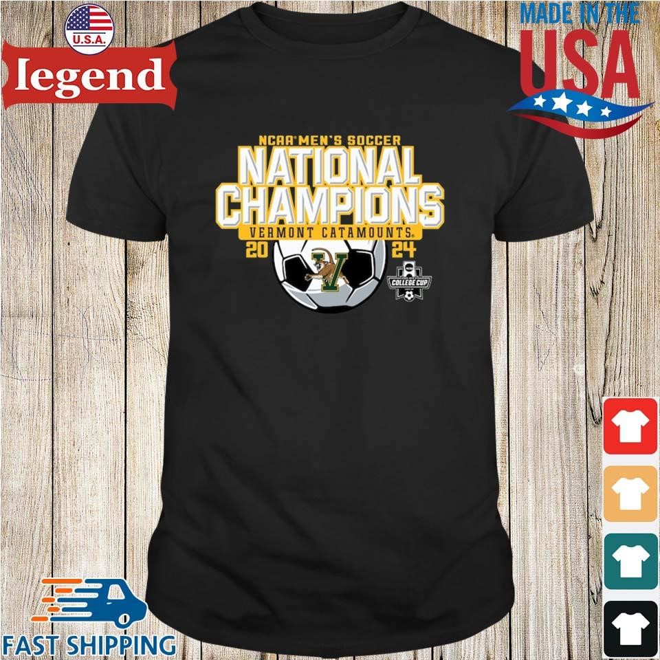 Vermont Catamounts 2024 NCAA Men's Soccer National Champions Shirt