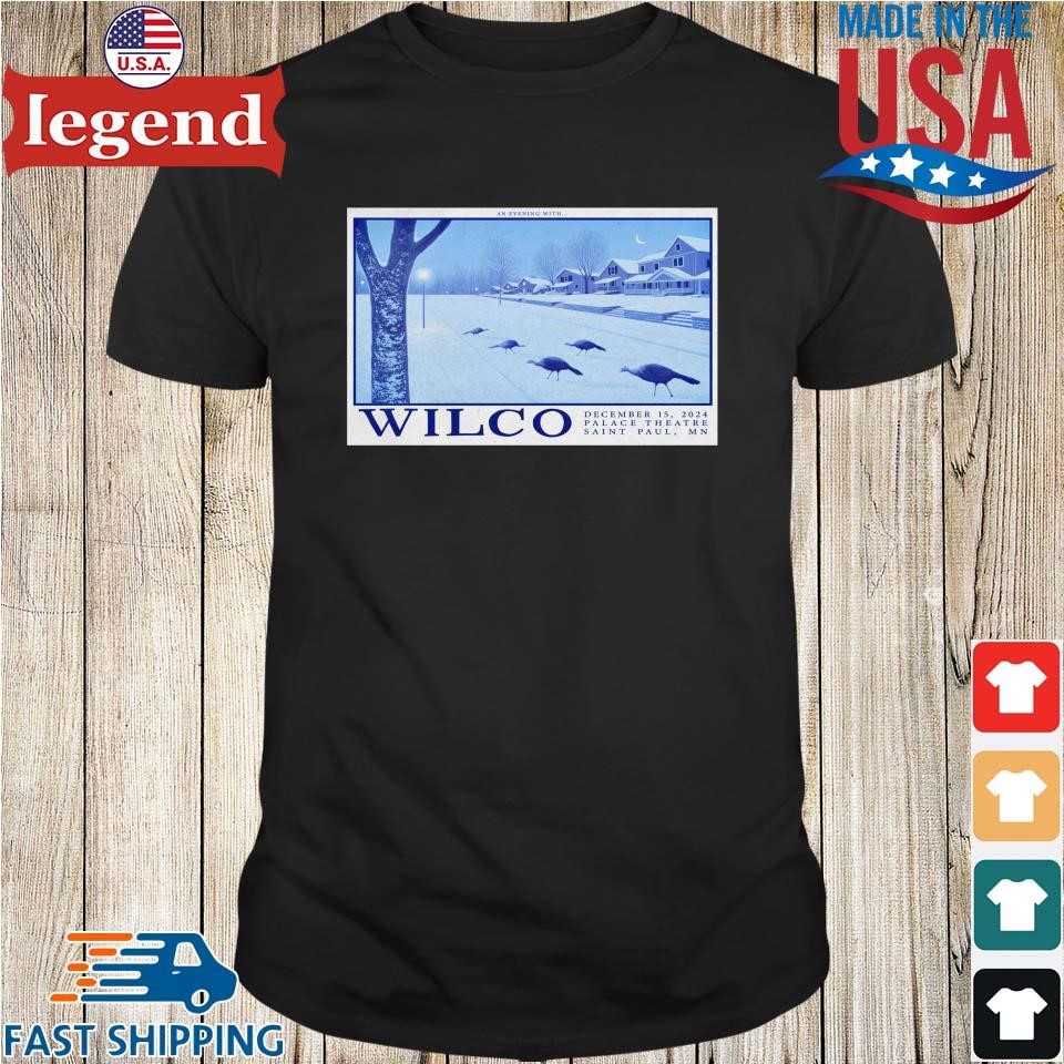 Wilco At Palace Theatre In St Paul MN On December 15 2024 Tour Shirt