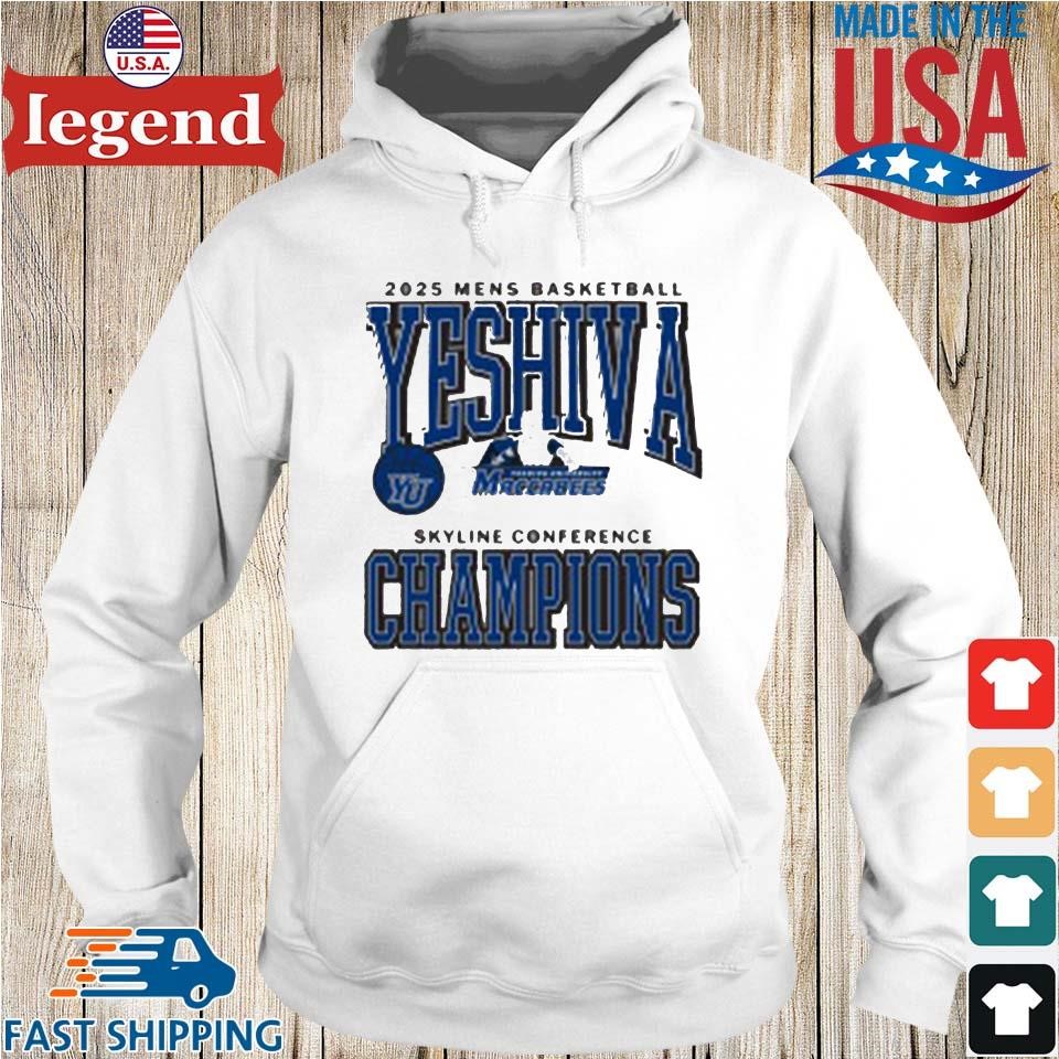 2025 Men's Basketball Yeshiva Macs Skyline Conference Champions Hoodie