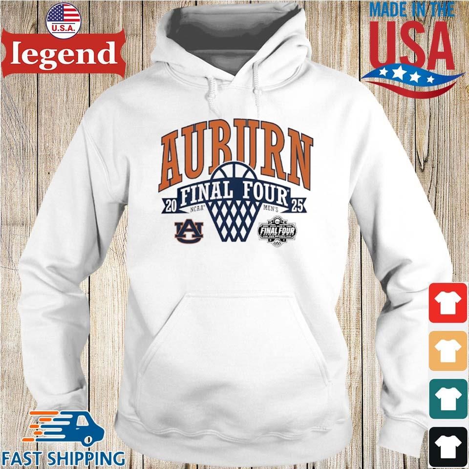 Auburn Tigers 2025 Final Four NCAA Men’s Basketball Tournament March Madness Hoodie