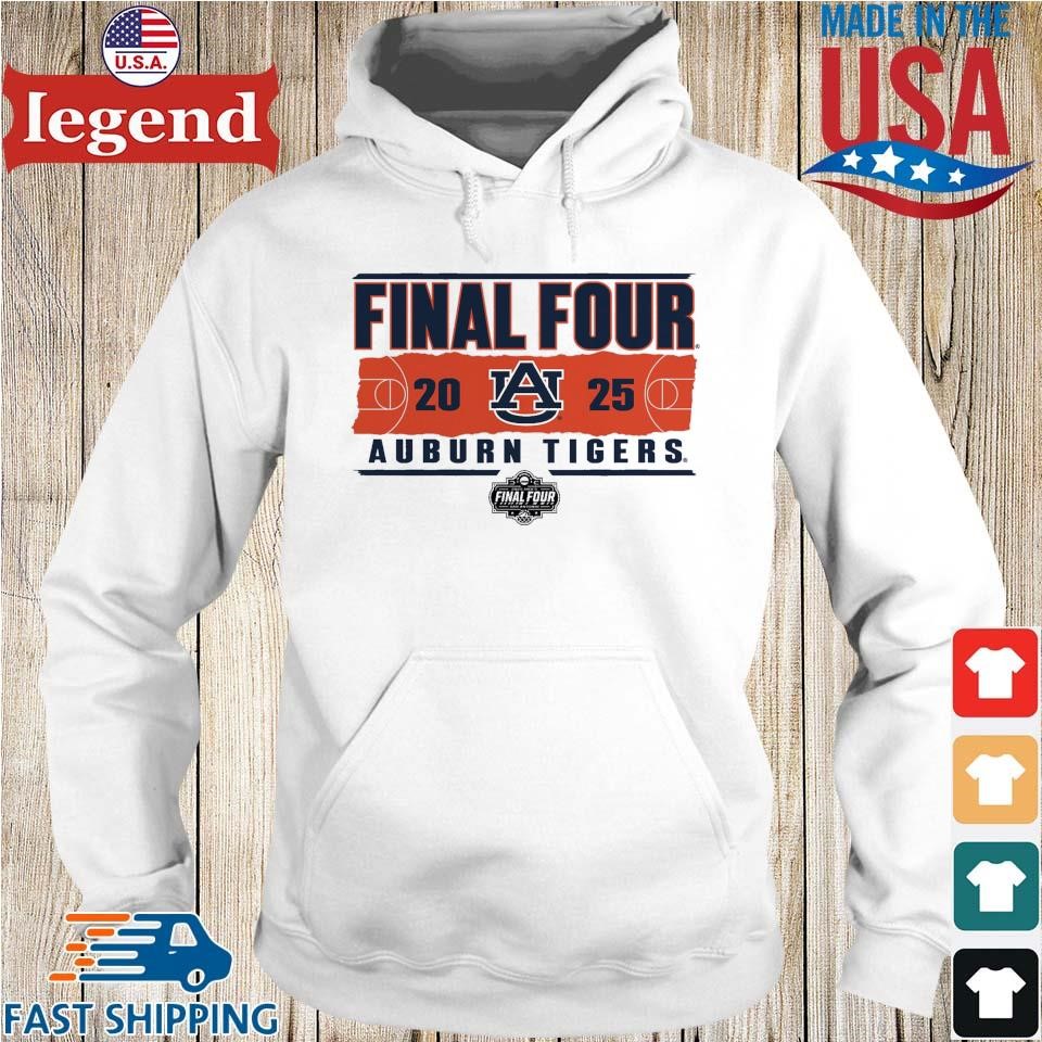 Auburn Tigers 2025 NCAA Men's Basketball Tournament March Madness Final Four Rebound Hoodie