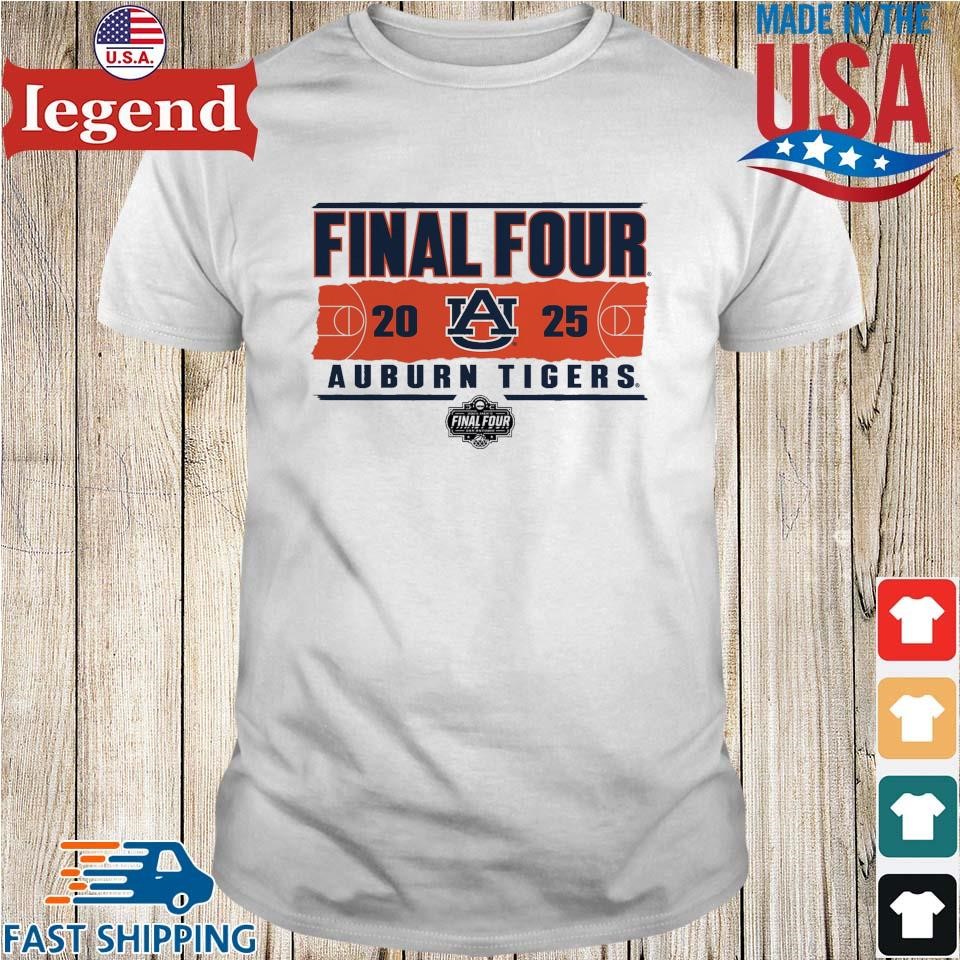 Auburn Tigers 2025 NCAA Men's Basketball Tournament March Madness Final Four Rebound Shirt
