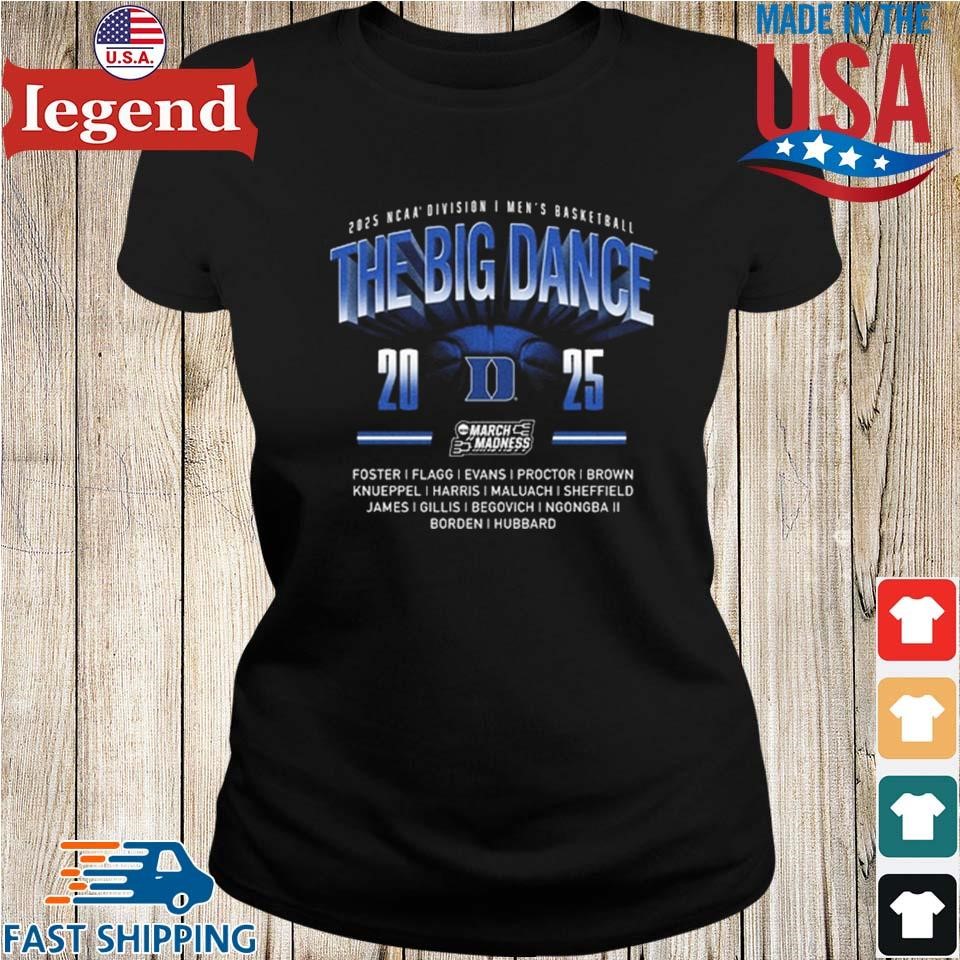 Duke Blue Devils The Big Dance 2025 NCAA Division I Men's Basketball Ladies