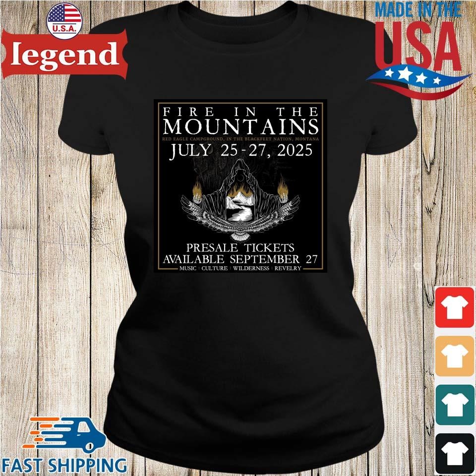FIre In The Mountains Red Eagle Campground In The Blackfeet Nation Montana July 25-27 2025 Ladies