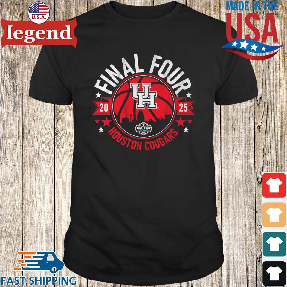 Houston Cougars Basketball 2025 Final Four Shirt