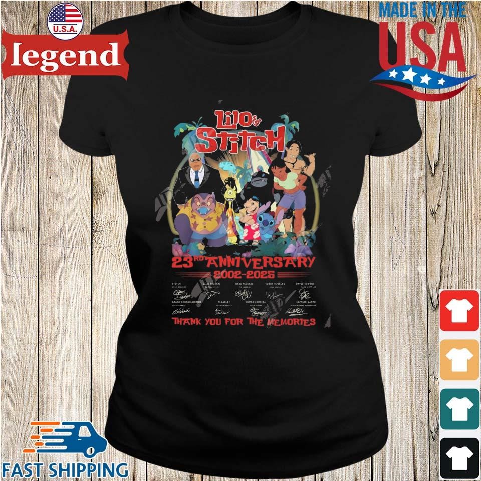 Lilo And Stitch 23rd Anniversary 2002-2025 Thank You For The Memories Signatures Ladies