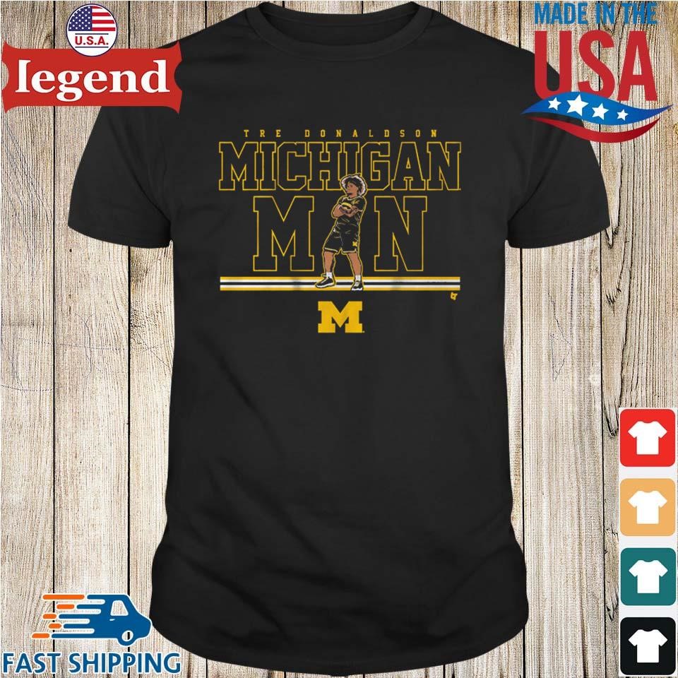 Michigan Basketball Tre Donaldson Michigan Man Shirt